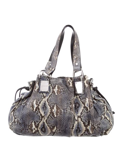 michael kors snakeskin.